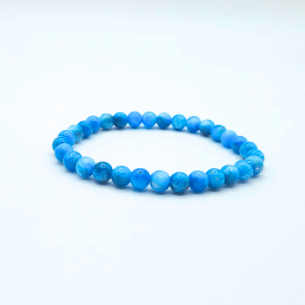 Bracelet en Apatite naturelle - 6 mm – Image 3