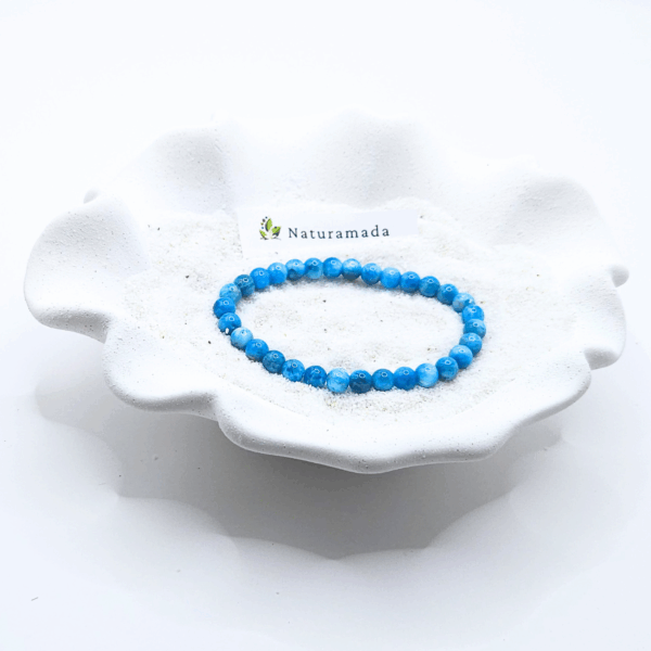Bracelet en Apatite naturelle - 6 mm