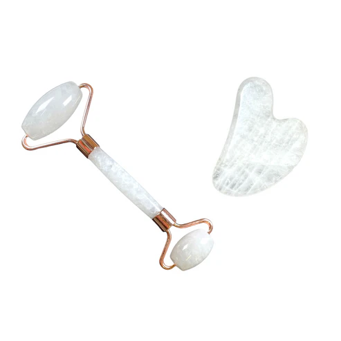 Cristal de roche – Coffret Gua Sha & Rouleau