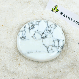 Howlite naturelle – environ 40 mm