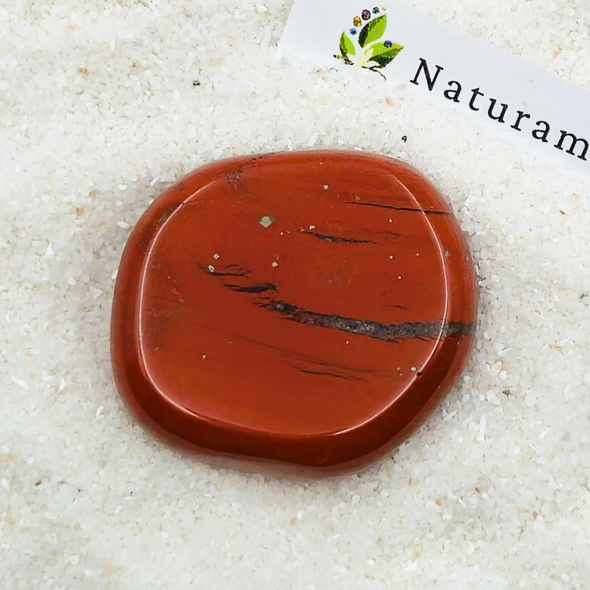 Jaspe rouge naturel  –  40 mm
