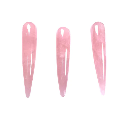 Quartz rose – Bâton de massage naturel