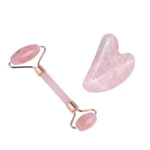 Quartz rose – Coffret Gua Sha & Rouleau